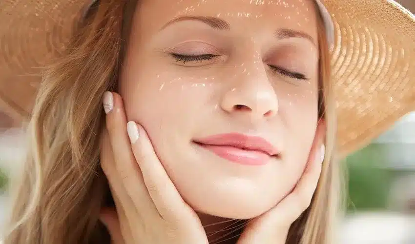How do you exfoliate your skin in the summer?
